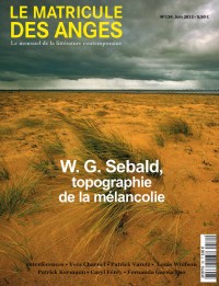 W. G. Sebald, topographie de la mélancolie
