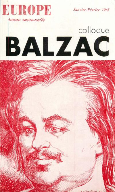 Colloque Balzac