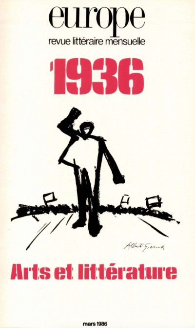 1936, arts et littérature