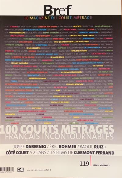 100 cours métrages français incontournables