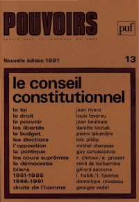 Le conseil constitutionnel