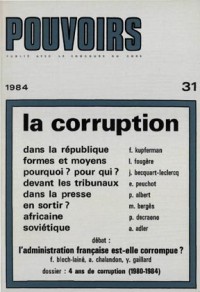 Jaquette La corruption