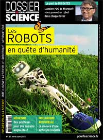 Jaquette Les robots en quête d’humanité