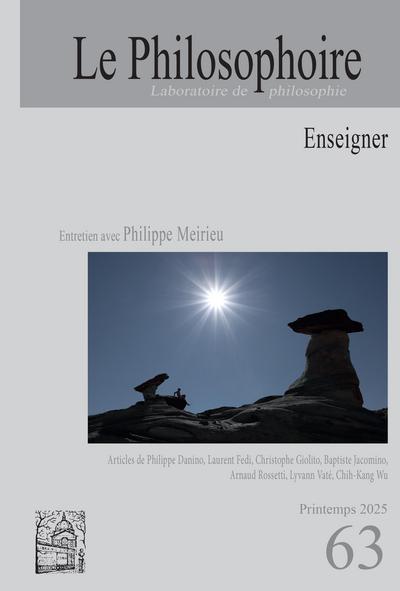 Enseigner, 63 - avril 2025 «Philosophoire» | 