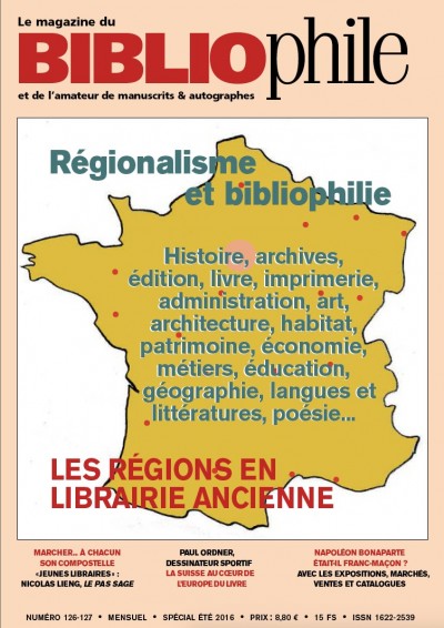 Jaquette Régionalisme et bibliophilie