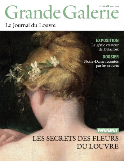 Jaquette Les secrets des fleurs du Louvre
