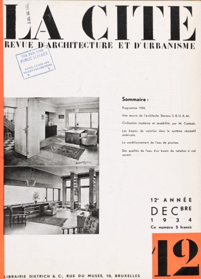 Jaquette Programme 1935