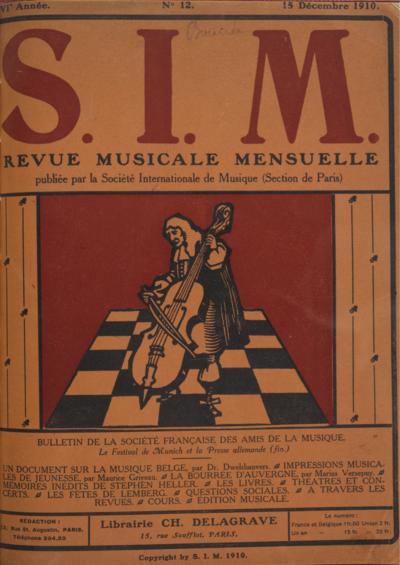Couverture de Un document sur la musique belge