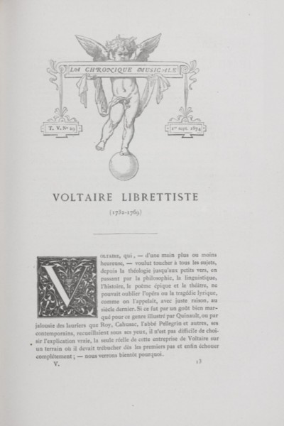 Voltaire librettiste