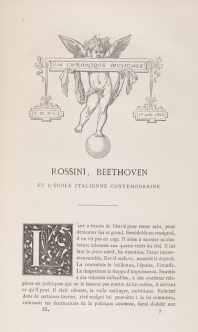 Rossini, Beethoven