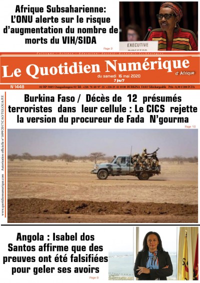 Jaquette Burkina Faso/Décès de  12  présumés terroristes