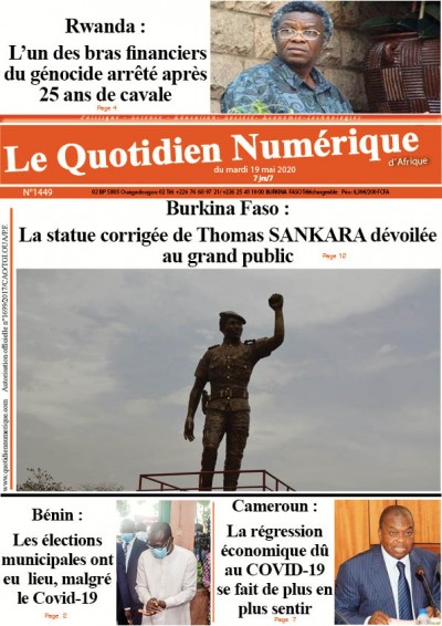 BurkinaFaso:La statue corrigée de Thomas SANKARA