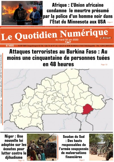 Jaquette Attaques terroristes au Burkina Faso
