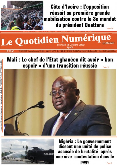 Jaquette Mali:une transition