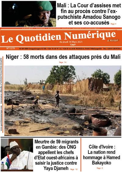 Jaquette Niger/58 morts dans des attaques