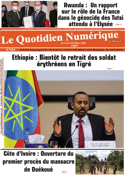 Jaquette Ethiopie:Bientôt le retrait des soldat érythréen