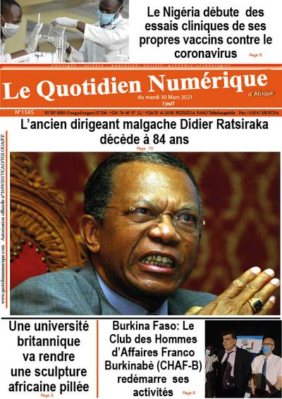 Jaquette L’ancien dirigeant malgache Didier Ratsiraka