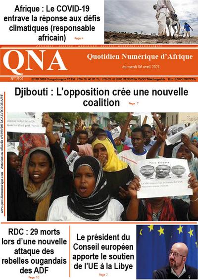 Jaquette Djibouti:une nouvelle  coalition del’opposition