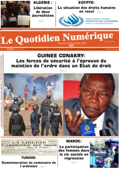 Jaquette Guinée Conakry