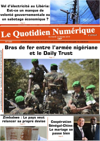 Jaquette L’armée nigériane et le Daily Trust