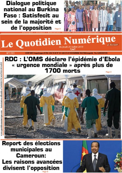 Dialogue politique national au Burkina Faso