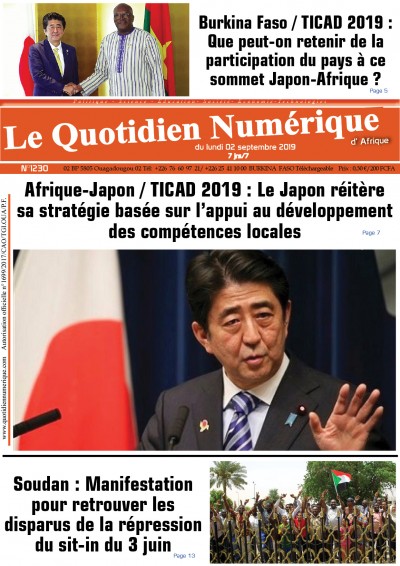 Jaquette Afrique-Japon/TICAD 2019