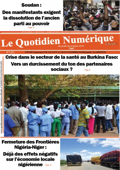 Jaquette Crise dans le secteur de la santé au Burkina