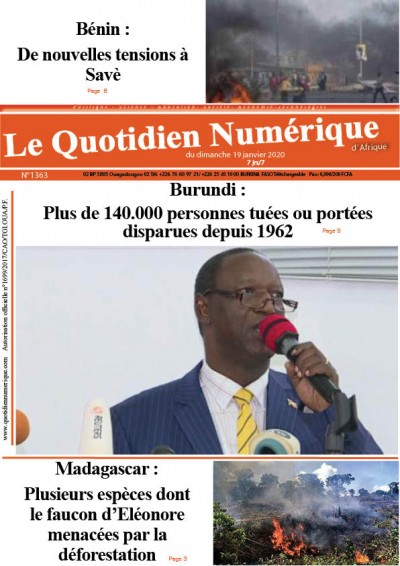 Jaquette Burundi