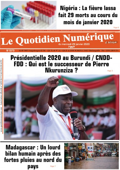 Présidentielle 2020 au Burundi