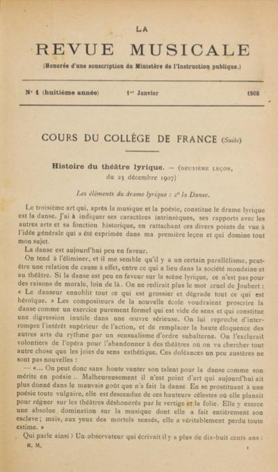 Cours du Collège de France