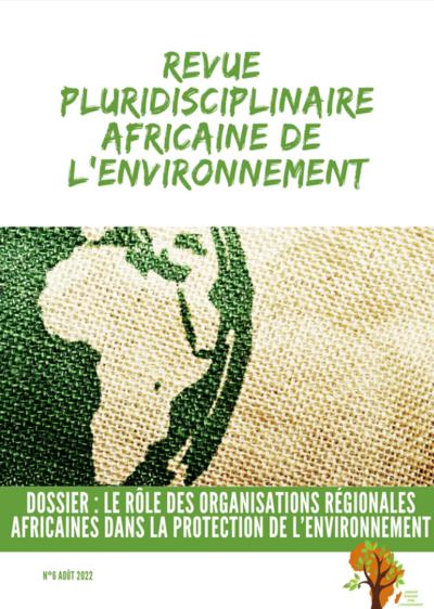 Couverture de Le rôle des organisations régionales africaines